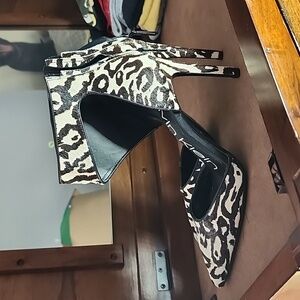Animal print stilettos